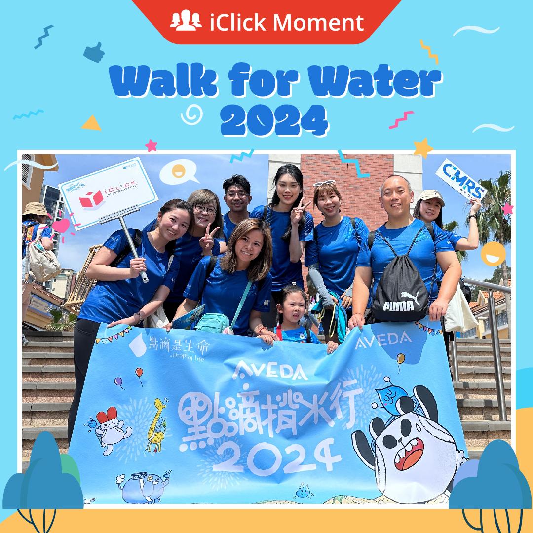 iClick and CMRS Group Join Forces for AVEDA Walk for Water 2024 (for JP Market)